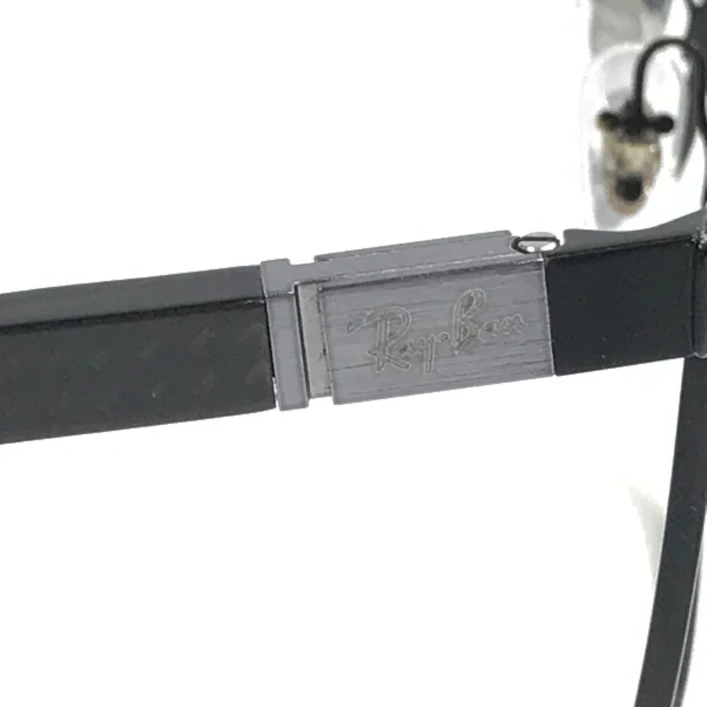 Ray-Ban Eyeglasses Frames RB8421 2904 Black Blue Carbon Fiber Square 54-19-145